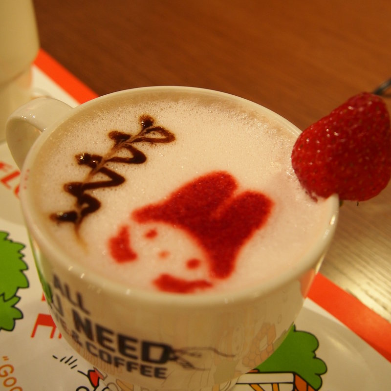 マイメロディラテ(キャラクターフードコート （【旧店名】グルメバザール）)