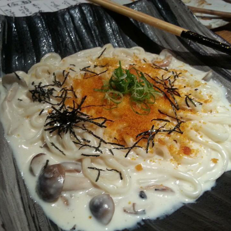 明太子のクリームうどん(てまえの一歩 )