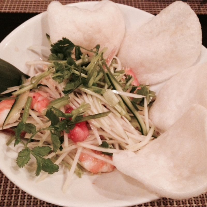 海老・青パパイヤのサラダ(Asian Tao & Oyster Bar（アジアンタオ＆オイスターバー）)