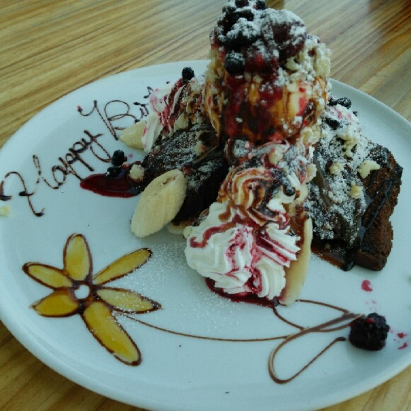 ボルケーノ（バースデープレート）(シーバーズカフェ （SEA BiRDS CAFE）)