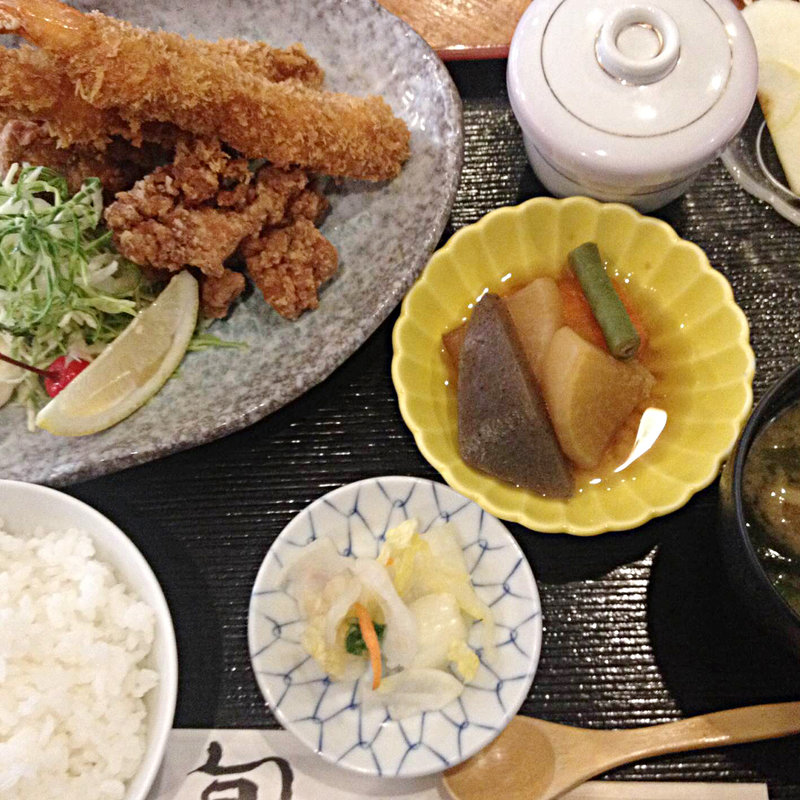 ミックスフライ定食(旬菜なんてん )