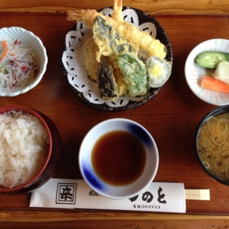 天ぷら御膳(かのと本店)