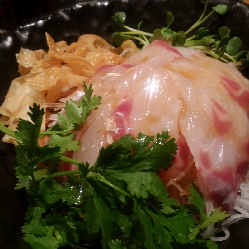 中華風鯛の刺身(アンズキッチン （杏厨キッチン）)