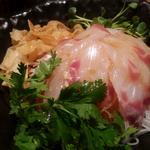 中華風鯛の刺身(アンズキッチン （杏厨キッチン）)