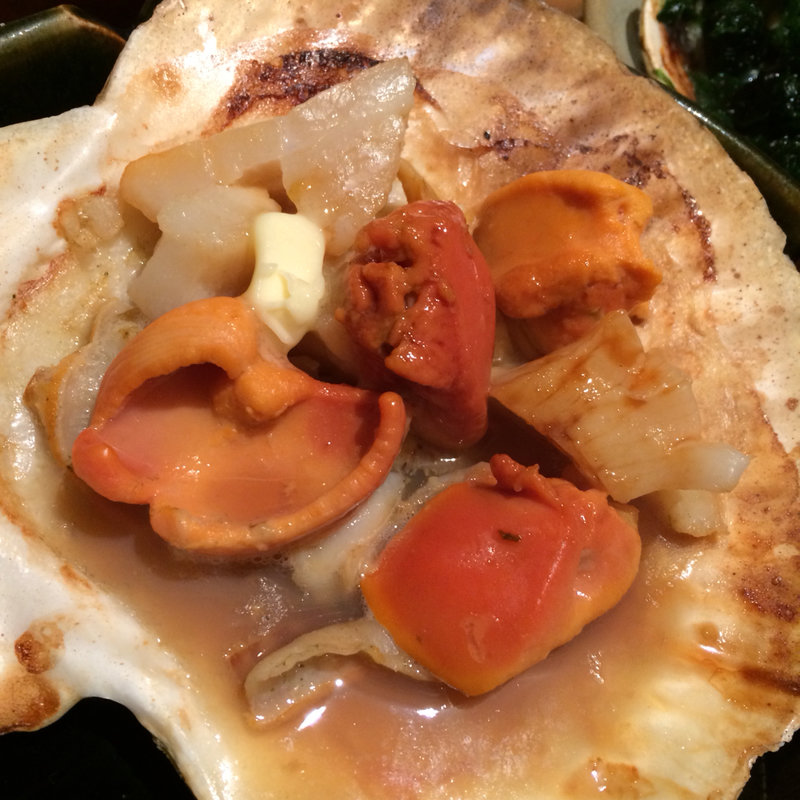 ホタテのバター焼き(あぶさん )