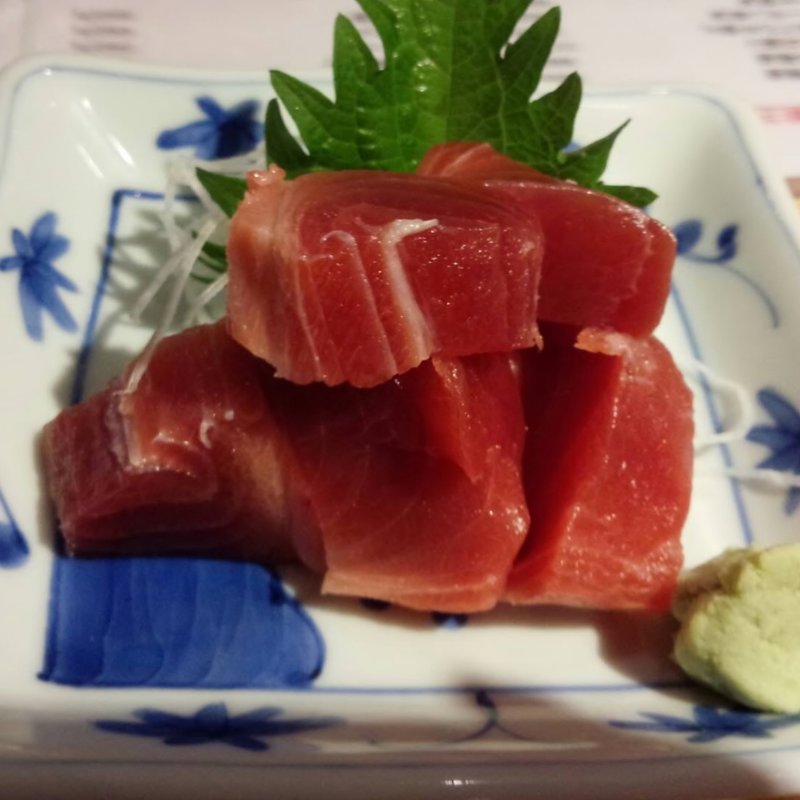 インドまぐろぶつ(御さしみ家 新宿ハルク店)