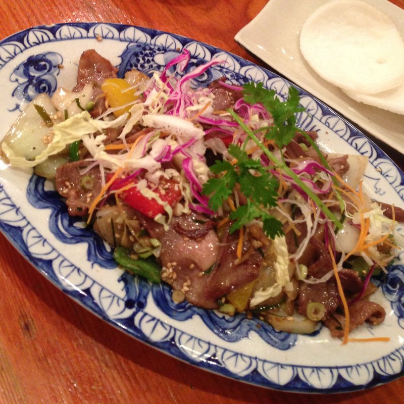 牛肉炒めレモングラス風味(タン・カフェ （thang cafe）)