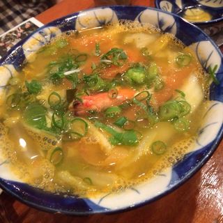 酸っぱくて辛い海老入りスープ(タン・カフェ （thang cafe）)