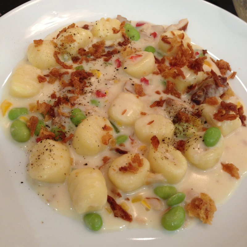 季節のクリームニョッキ(ル・バタクラン)