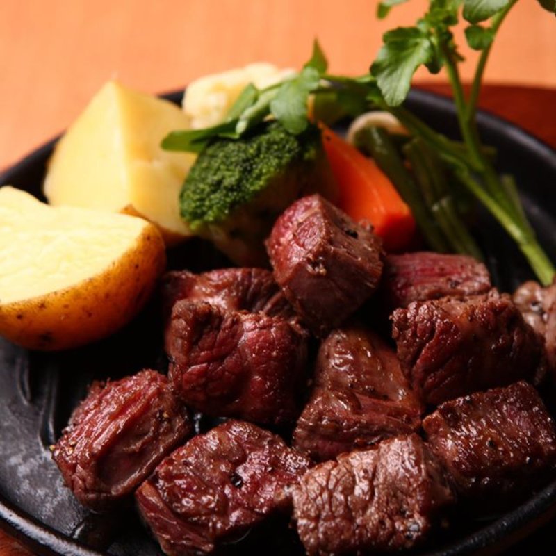 プレミアム　カットステーキ(いしがまやハンバーグ さいたま新都心)