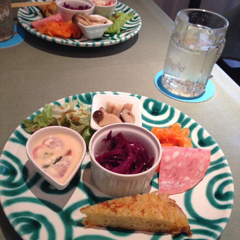 本日のウィーンのお惣菜盛り合わせ(菜酒啓処 Budouya 葡萄舎)