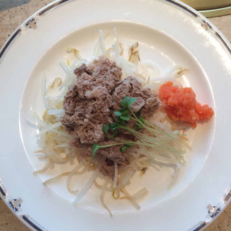 米沢牛冷しゃぶ(雅山 GAZAN GARDEN)