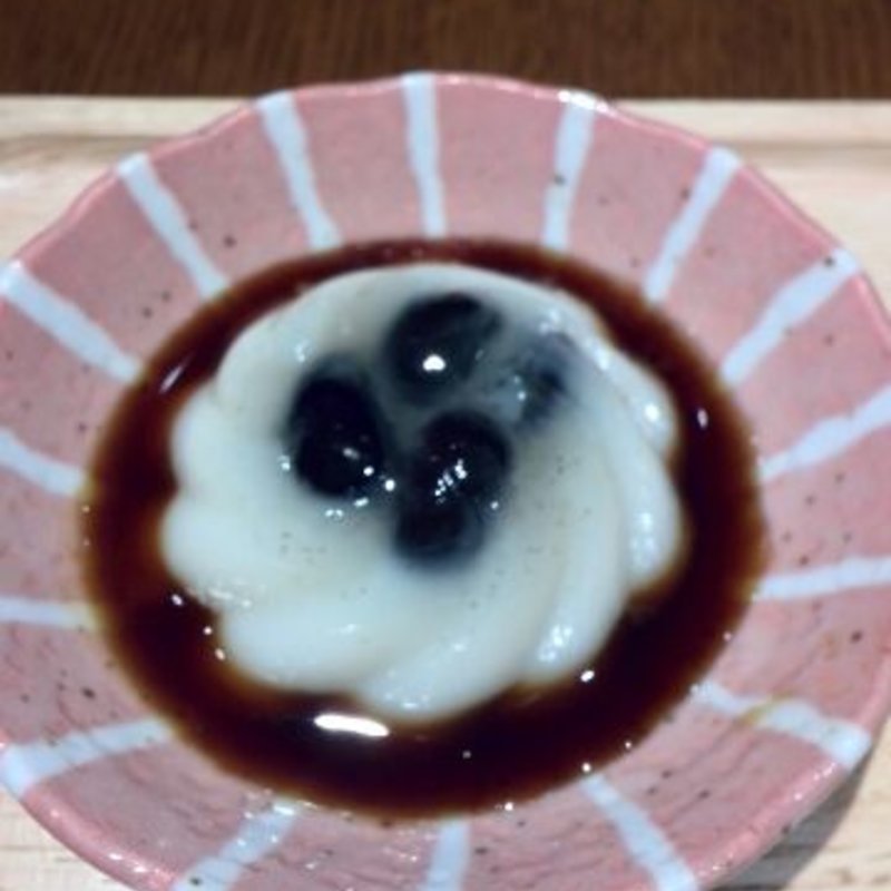 そば湯寒天黒豆入り(花旬庵 大井町店)