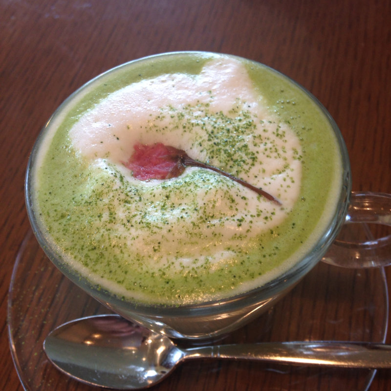 さくら抹茶ラテ(築地テラス)