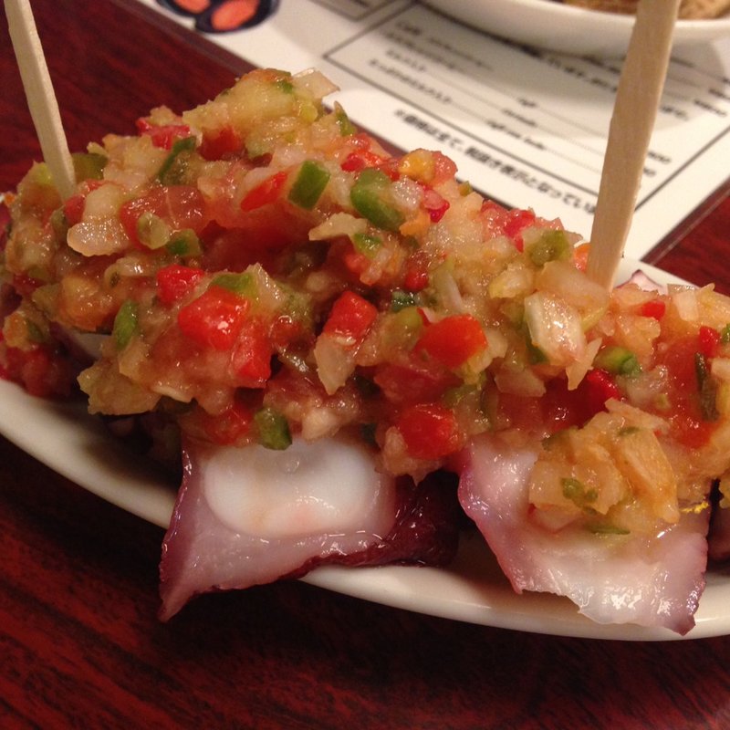 タコのビネガー風味(エル・ポニエンテ・ゴソ)