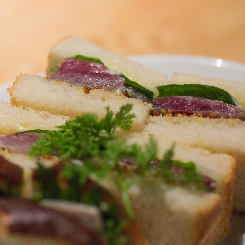 しめさばサンド(魚屋ひでぞう 立ち呑み店 )