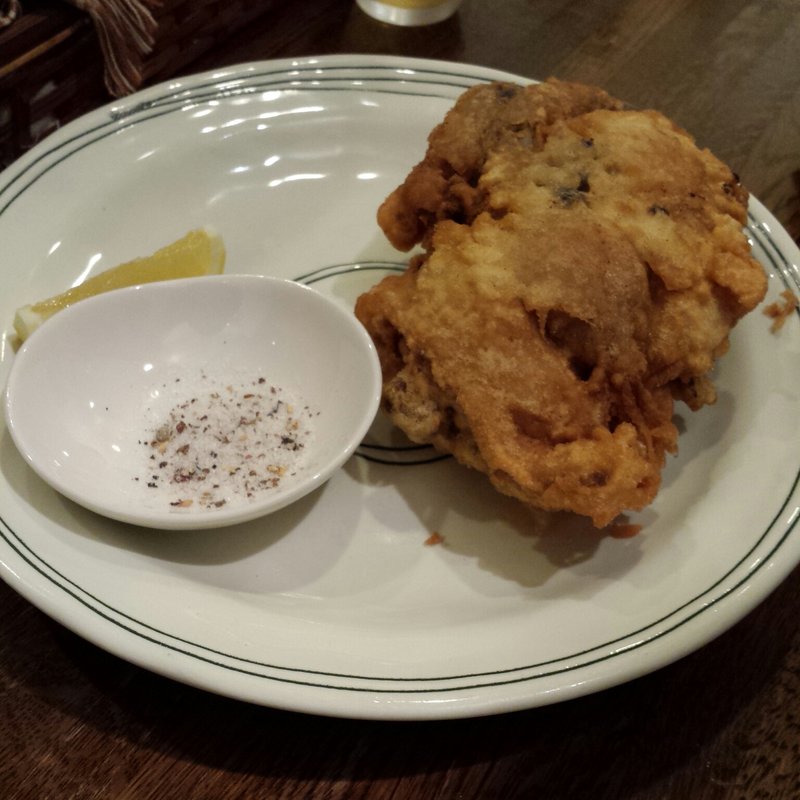 ひな鶏の唐揚1/2(がぶ)