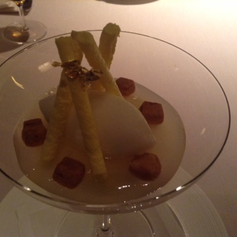 レモンのソルベ(ラ・ロカンダ ザ・リッツ・カールトン京都 （La Locanda）)