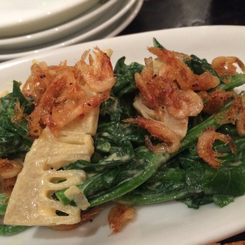 桜エビと筍と菜の花のマリネ(デリリウムカフェ レゼルブ)