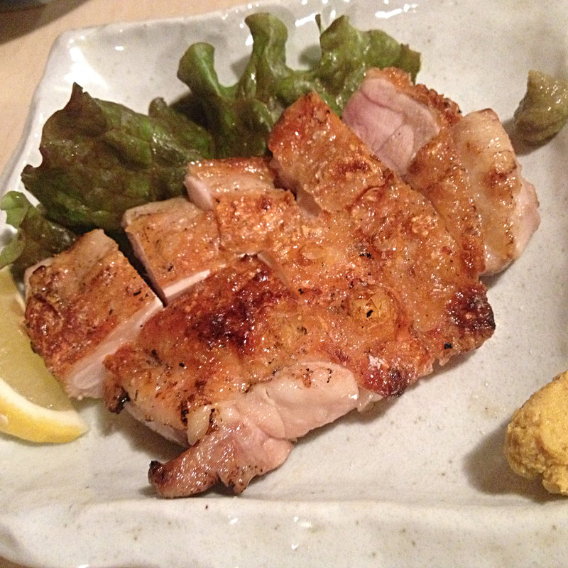 地養鶏の岩盤焼(八幸 )