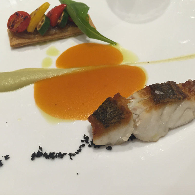 スズキのサルタート(リストランテ ル・ミディ ひらまつ)