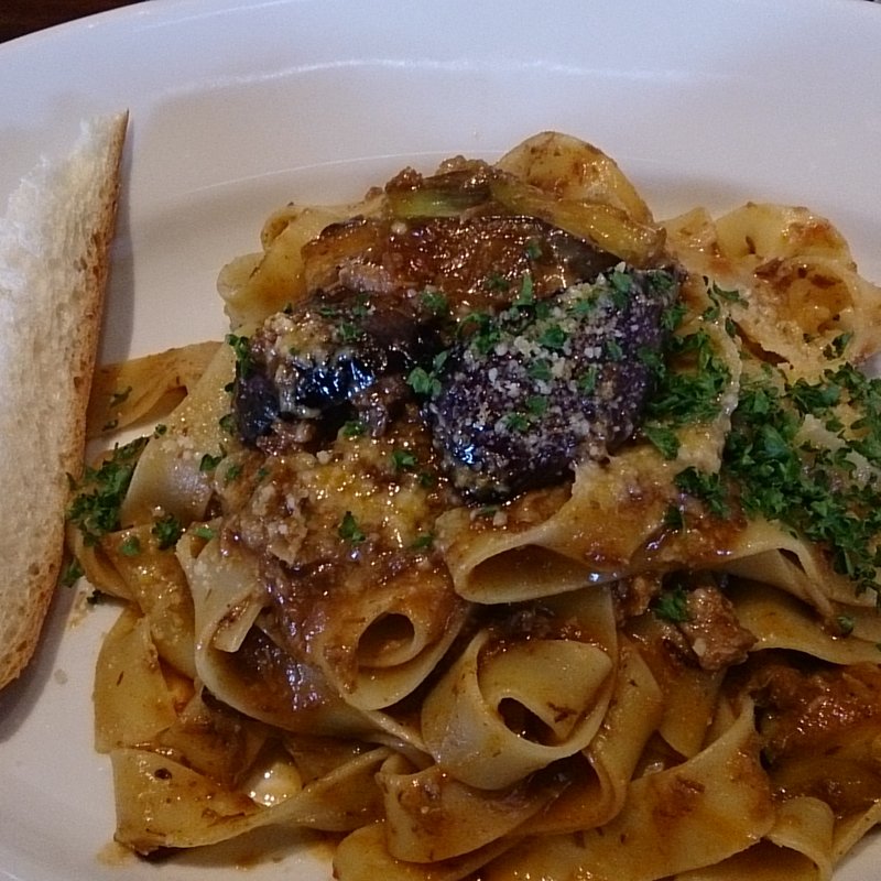 生パスタランチ(茄子のミートソース)(ＷＡＺＡ銀座)