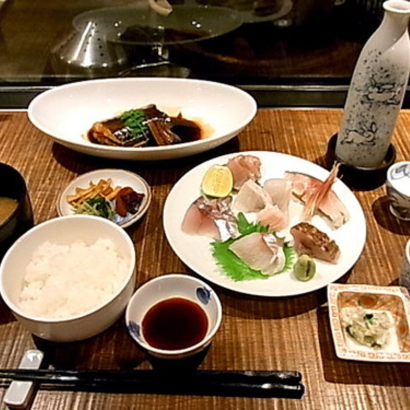 まる定食(割烹 しらこ )