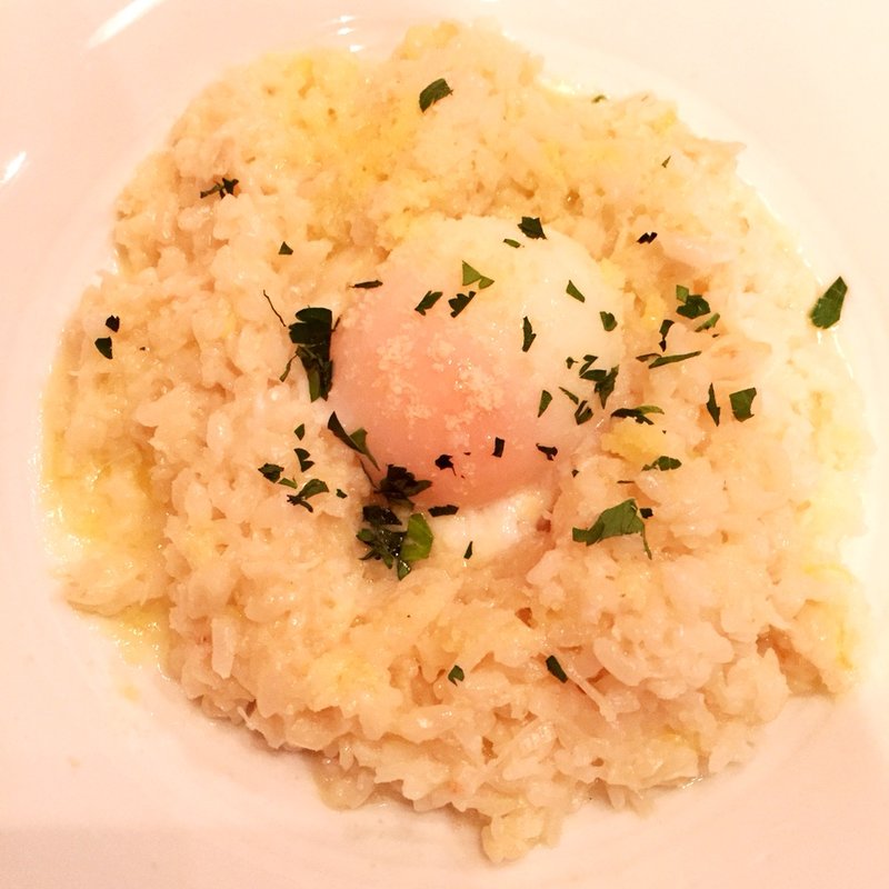 ズワイガニの和風リゾット(クラブハウス エニ)