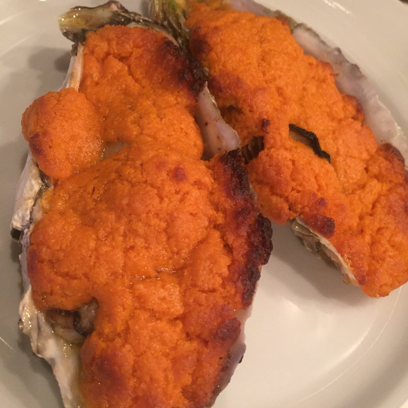 雲丹クリーム焼き牡蠣(フィッシュハウスオイスターバー恵比寿東口店)