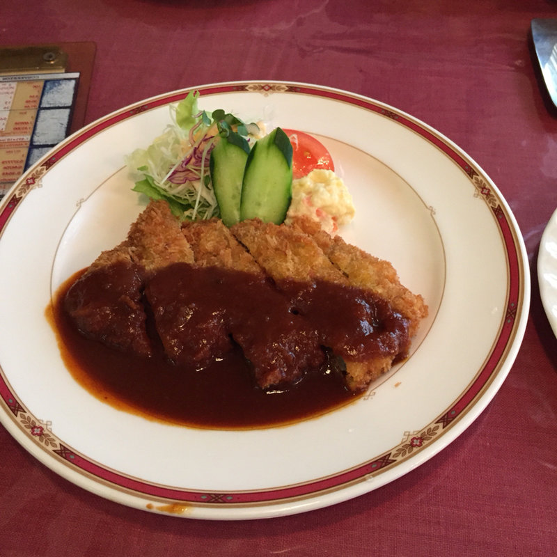 ビフカツ(御影公会堂食堂)