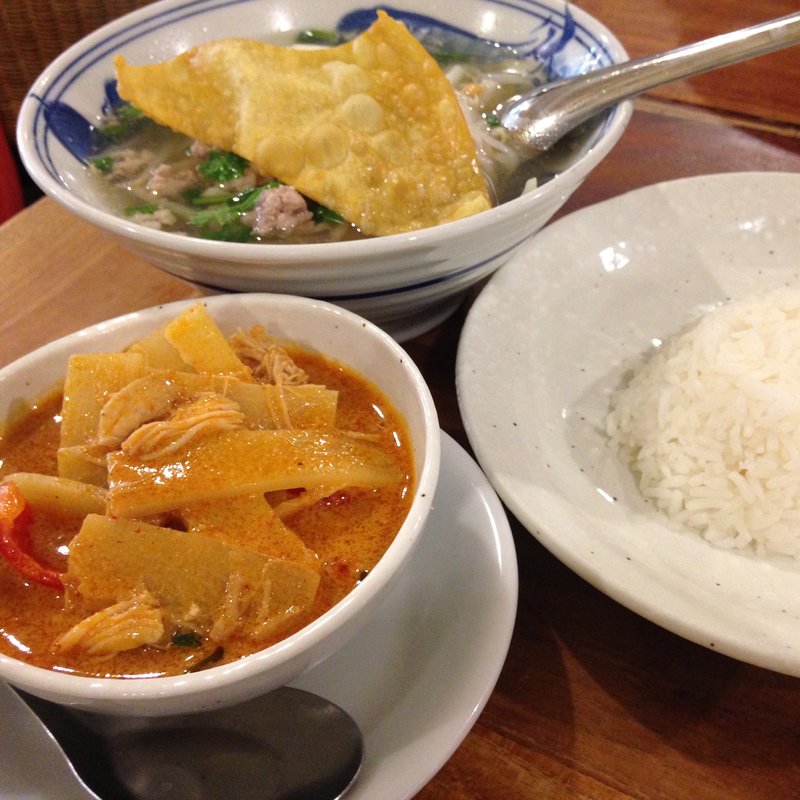 屋台汁めんとカレー