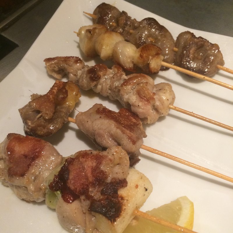 鉄板串5種盛り(めっせ熊 )