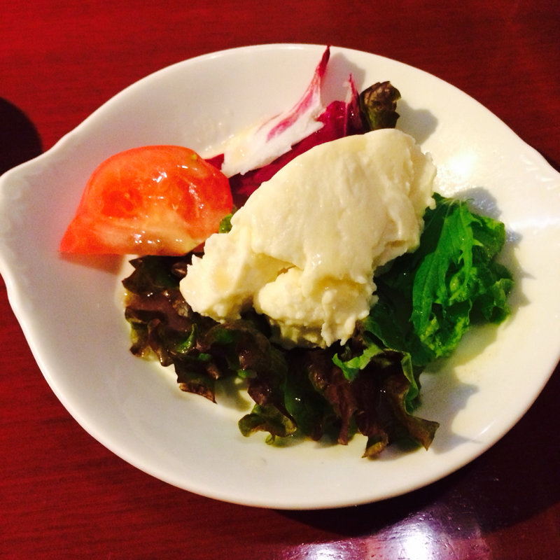 グリーンサラダ ポテトサラダ添え(ビストロ ラフ （bistro Rafu）)