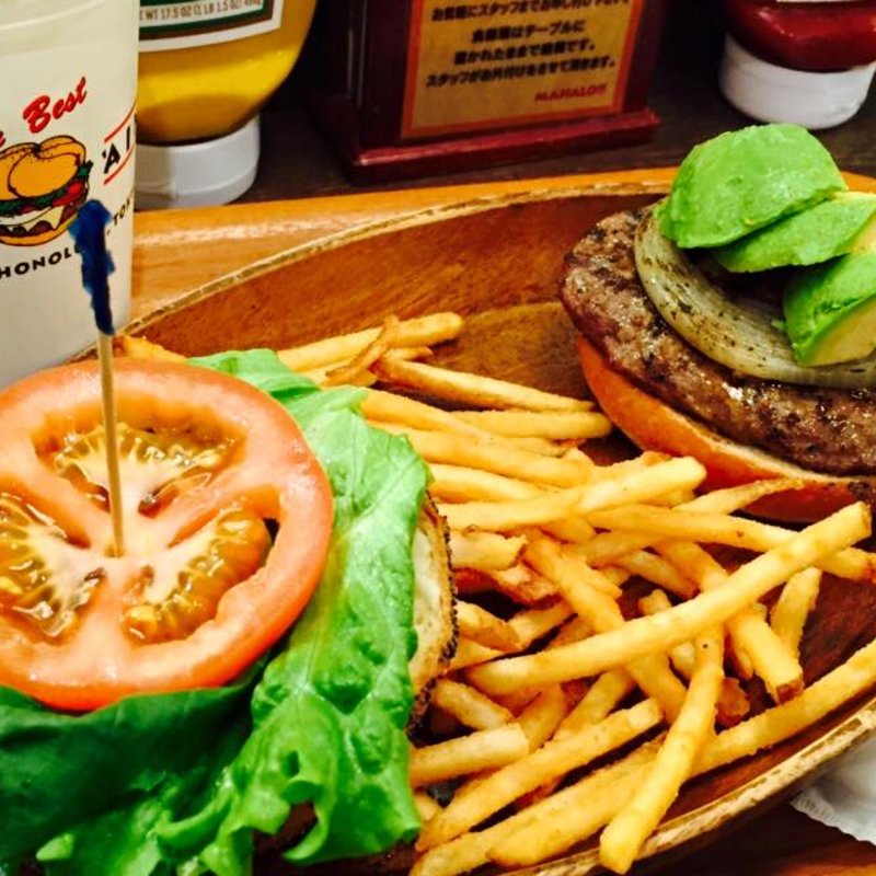 アボカドバジルバーガー(ラ・メゾン アンソレイユターブル ららぽーとTOKYO-BAY店)