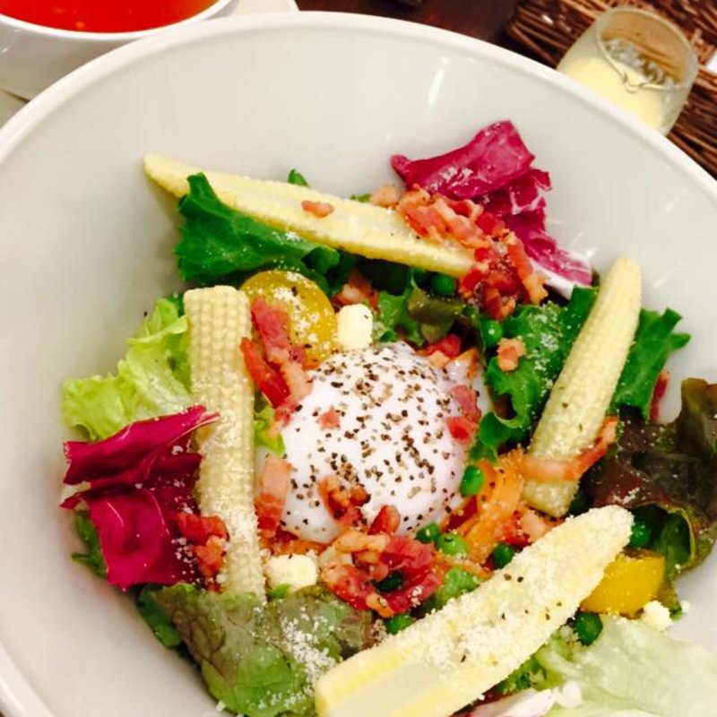 トマトタリアッテレのカルボナーラサラダパスタ　(アフタヌーンティー・ティールーム 東武百貨店船橋店)