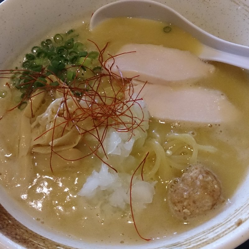 あっさり鶏白湯そば(濃厚鶏そば 晴壱 はるいち)