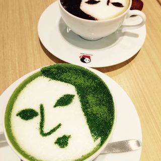 よーじや製抹茶カプチーノ(よーじやカフェ 渋谷ヒカリエ ShinQs店)