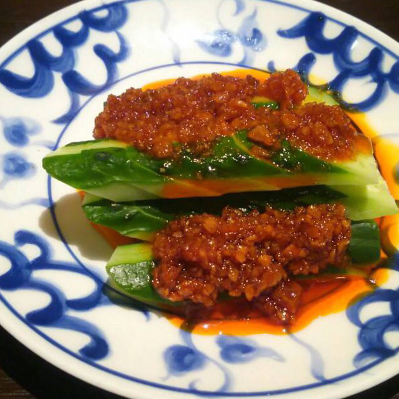キュウリのガーリックソース(陳麻婆豆腐 赤坂アークヒルズ店)