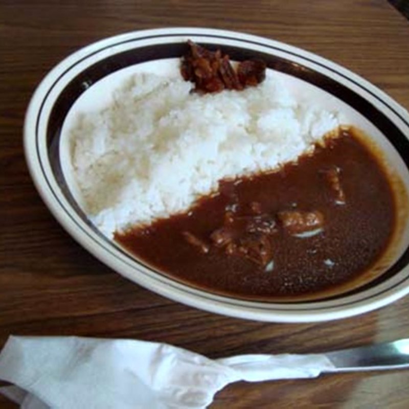 カレーライス(万定フルーツパーラー)