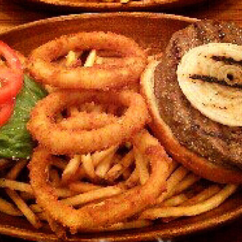 ハンバーガーディナーセット(KUA`AINA 丸ビル店)