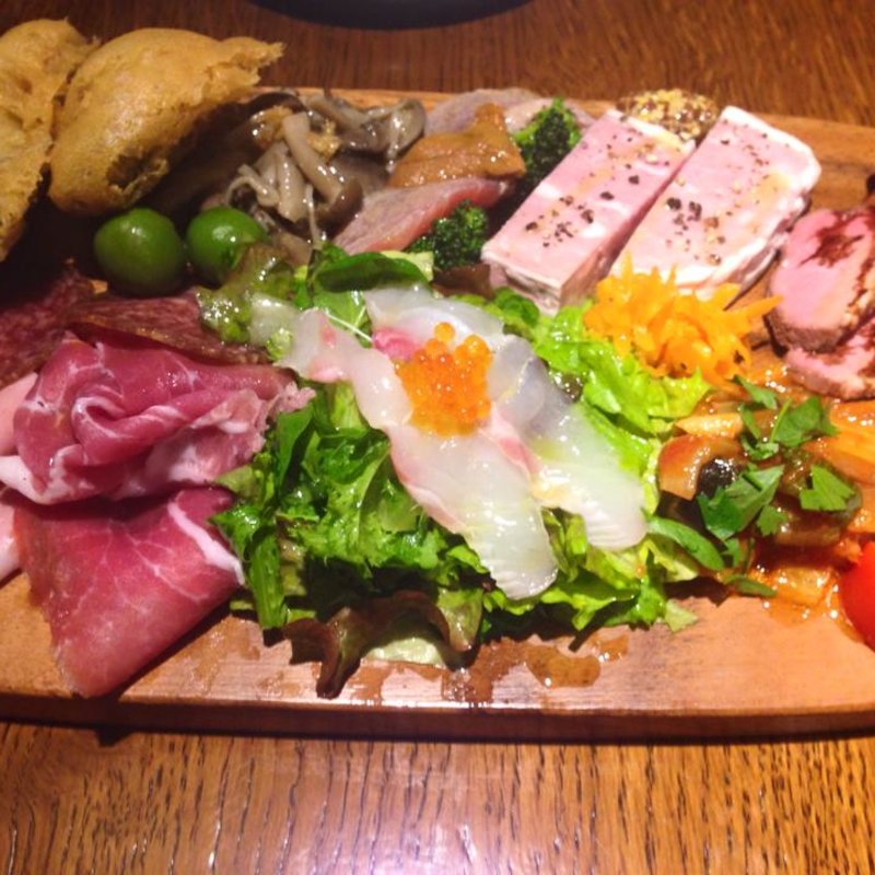 ラブォナヴィータのガッツリ前菜盛り合わせ(ラ ブォナ ヴィータ （LA BUONA VITA）)