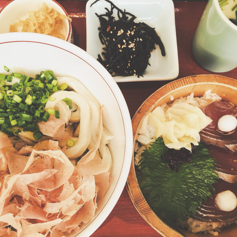 伊勢うどんの膳(茶寮伊勢 藤次郎)