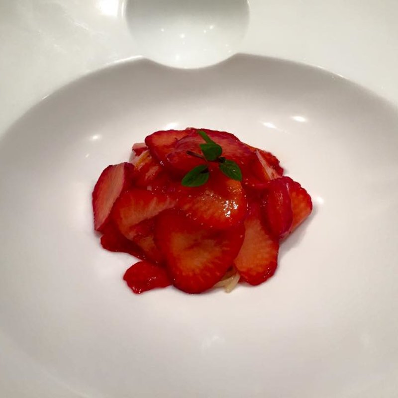 いちごのパスタ(クラッティーニ/Crattini)