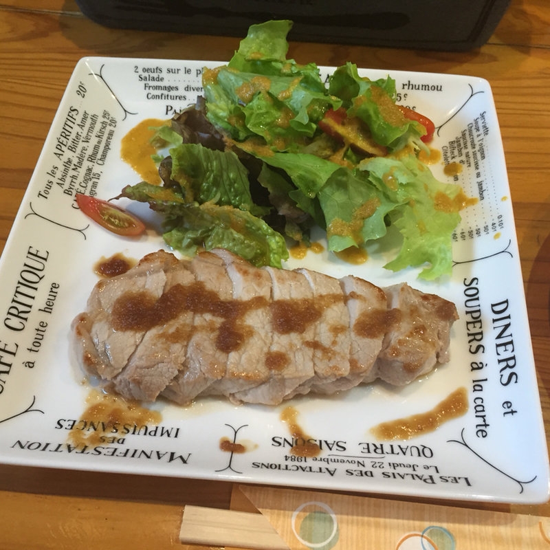ポークステーキセット(cafe komachi)