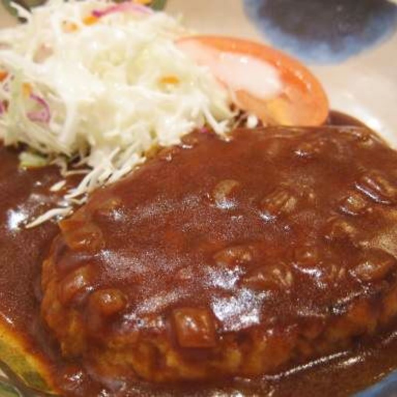 ハンバーグ(虎の門寿庵)