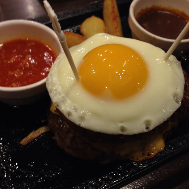 ダブルハンバーグ(ステーキガスト 京都桂店 )