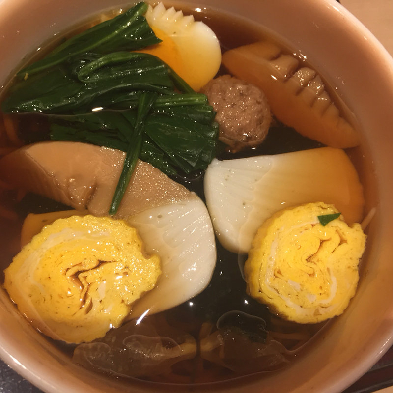 おかめそば(永坂更科 布屋太兵衛 横浜ランドマーク店 （ながさかさらしな ぬのやたへえ）)