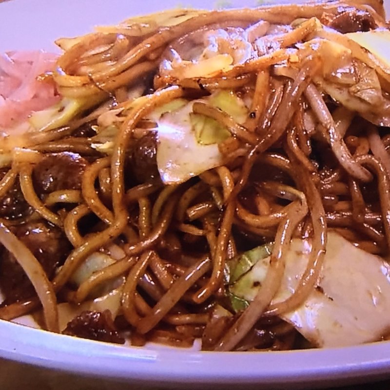 ソース焼きそば(中央軒 心斎橋店)