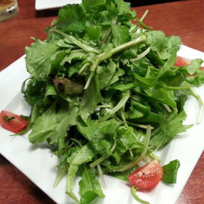 クレソンと8種類のベイビーリーフサラダ(やきとり家すみれ 門前仲町店 )