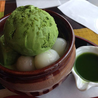 抹茶パフェ(中村藤吉　平等院店)